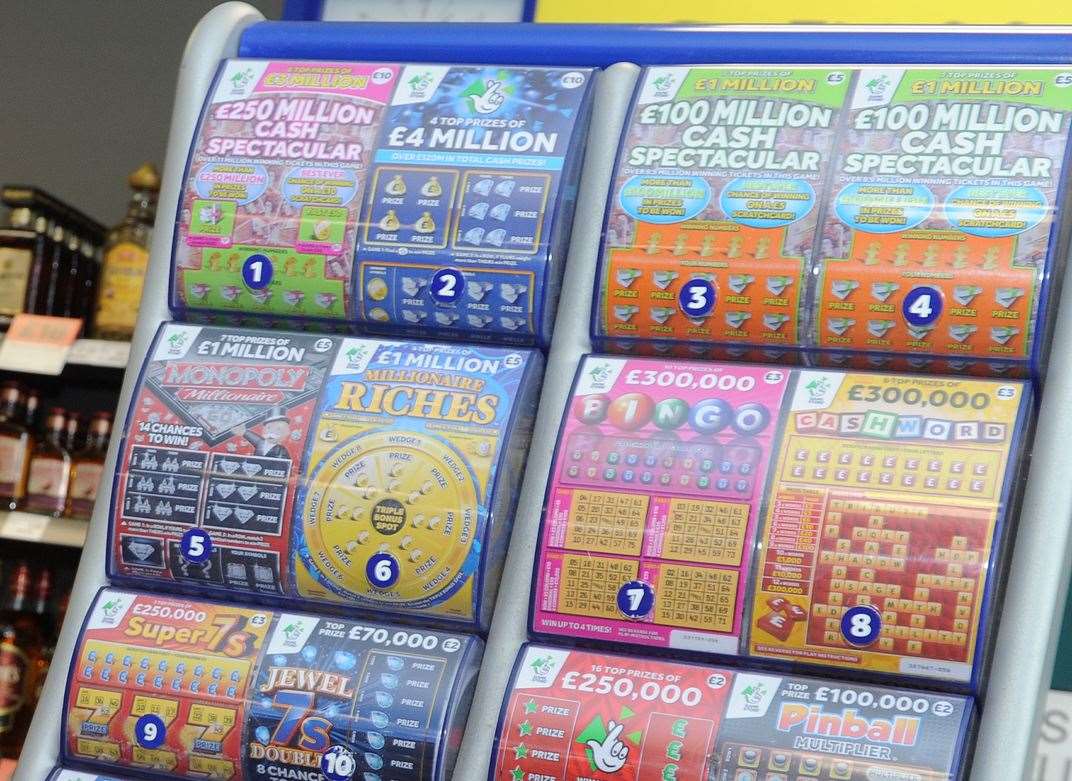 Mr Cheeseman won £1 million on the scratch card. Stock picture