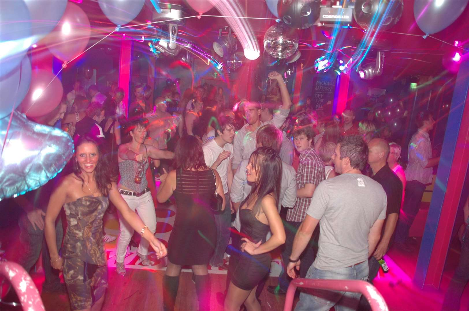 Inside Hustle nightclub in 2011. Picture: Jay Sinclair