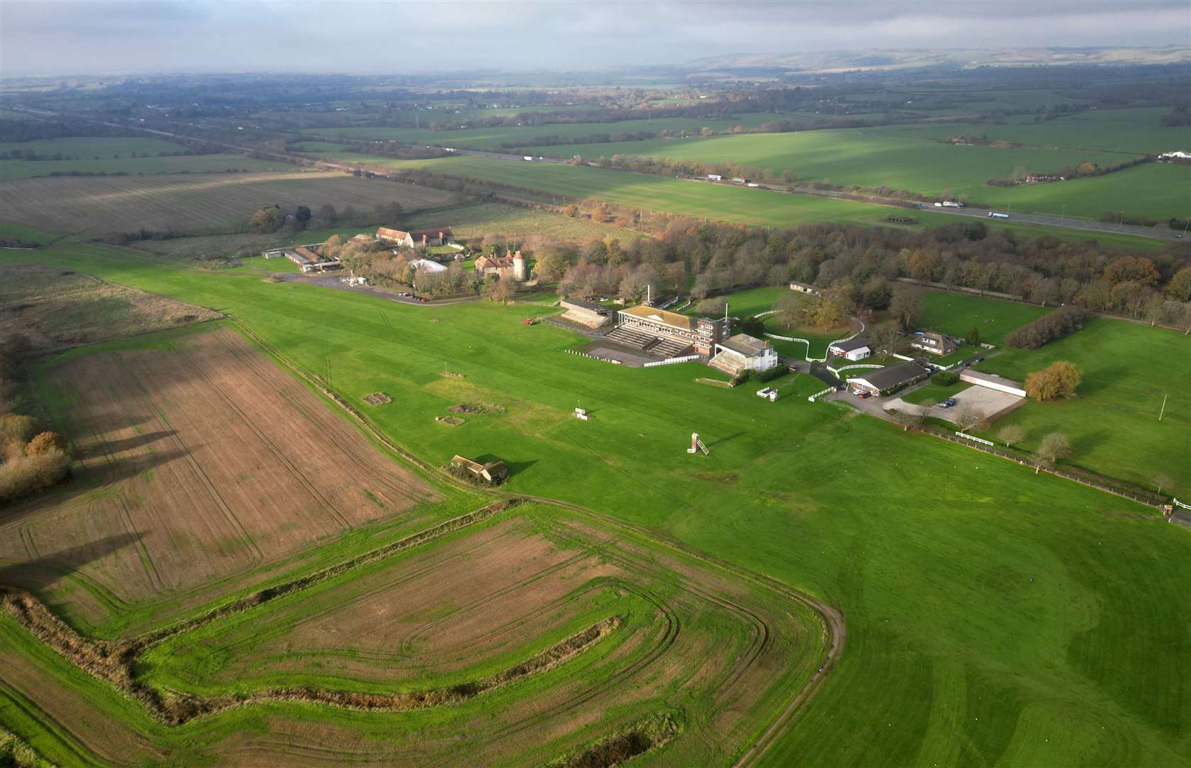 Folkestone racecourse, Stone Street, Hythe.Picture: Barry Goodwin