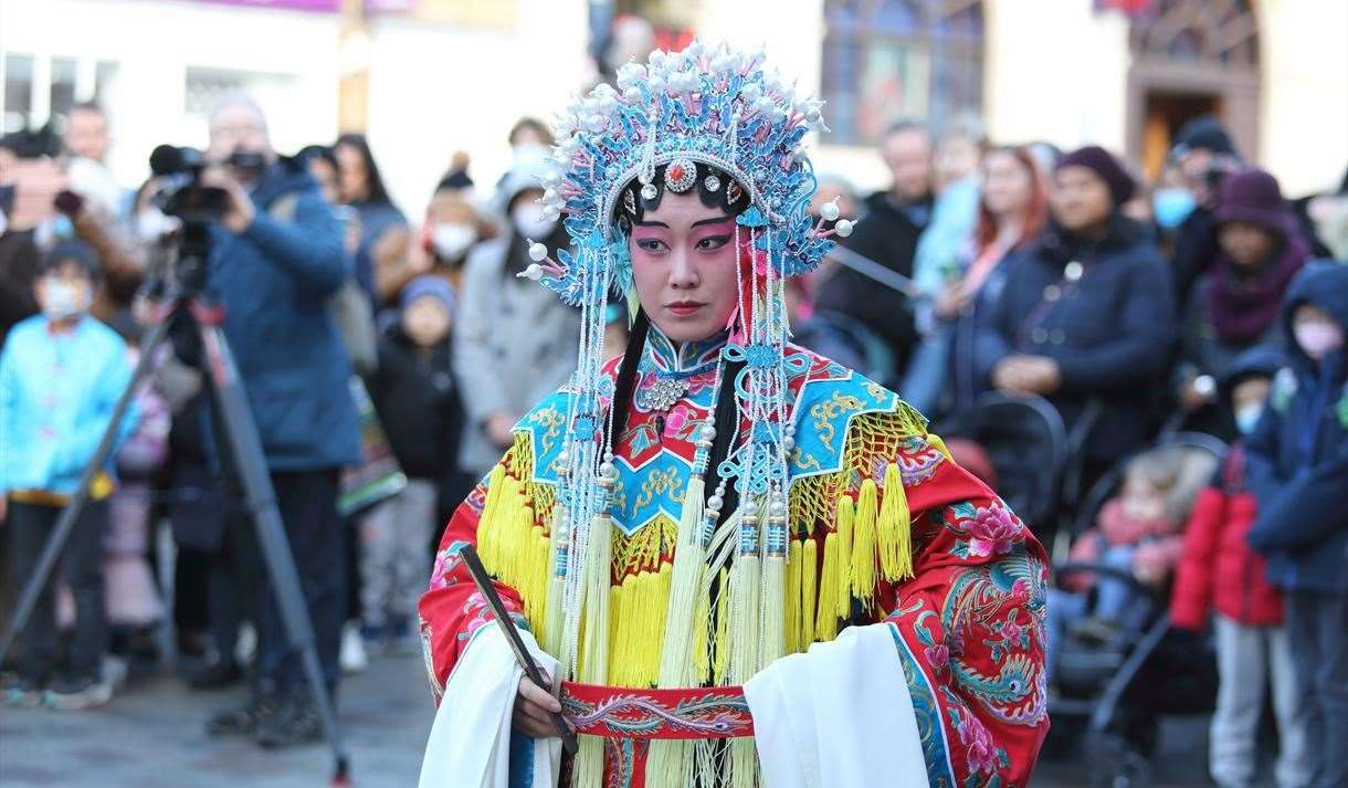Maidstone’s Lunar New Year event includes parades, dancing and craft activities. Picture: Visit Maidstone
