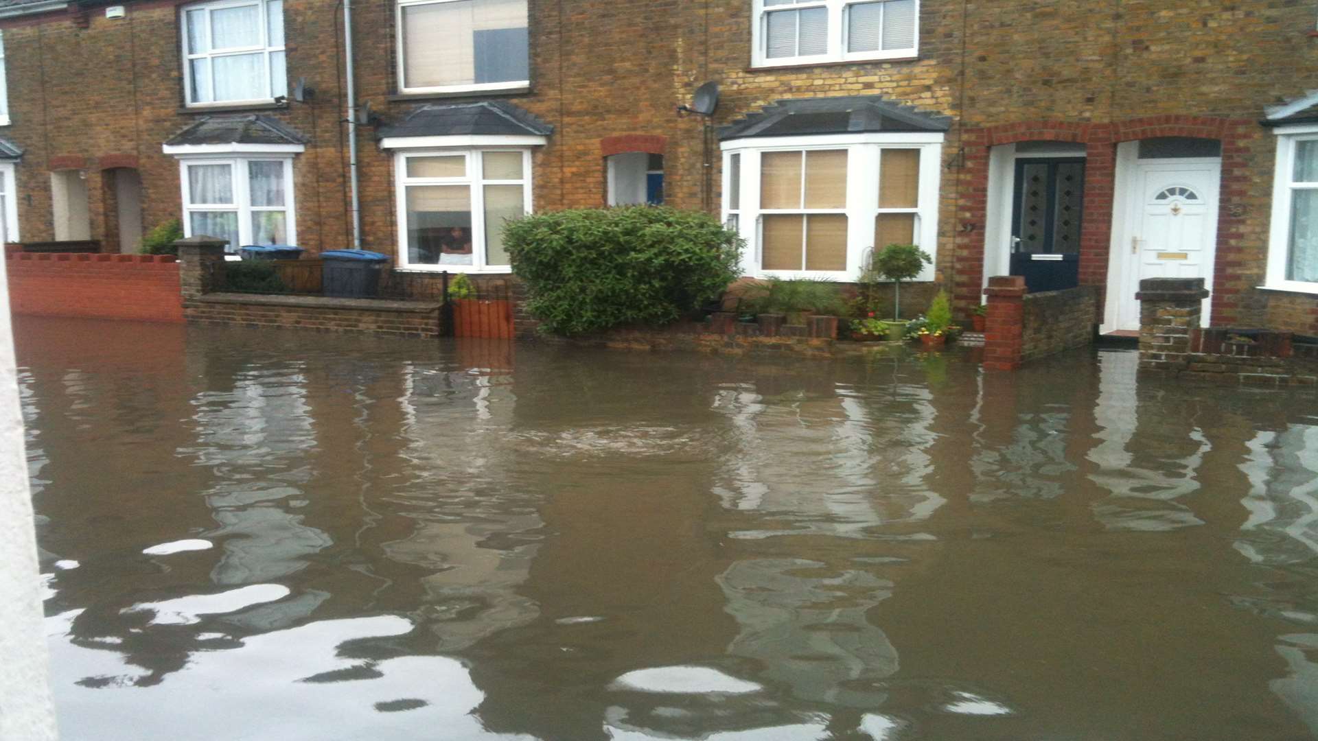 Nick Cavell took this picture of recent flooding in Albert Road