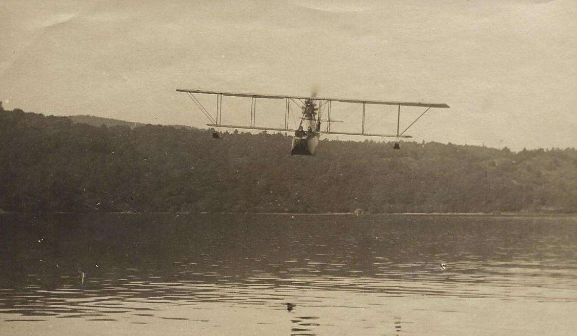 A practice landing on Lake Windermere