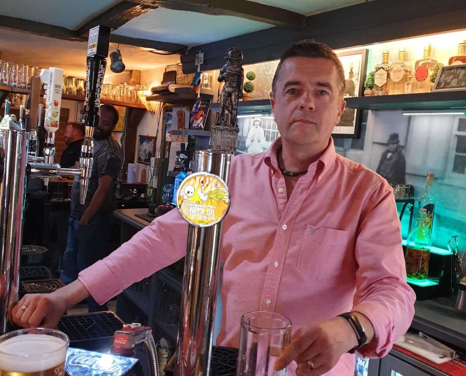 Landlord Terry Cronin could be forced to sell the Wheatsheaf if trade doesn’t return