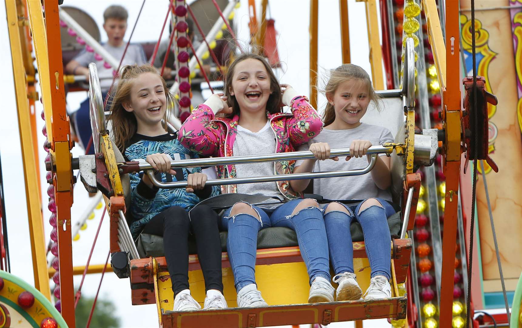 Visitors enjoying the ferris wheel at a previous Kent County Show Picture: Andy Jones
