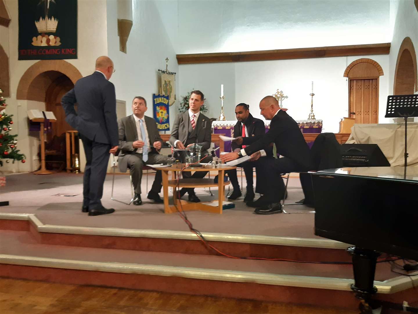 An elections hustings took place in Christ Church in Dartford (22922448)