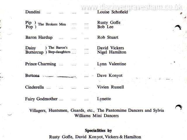 Do any of the names from the 1970 cast list of Cinderella ring any bells? Picture credit: Discover Gravesham (5422343)