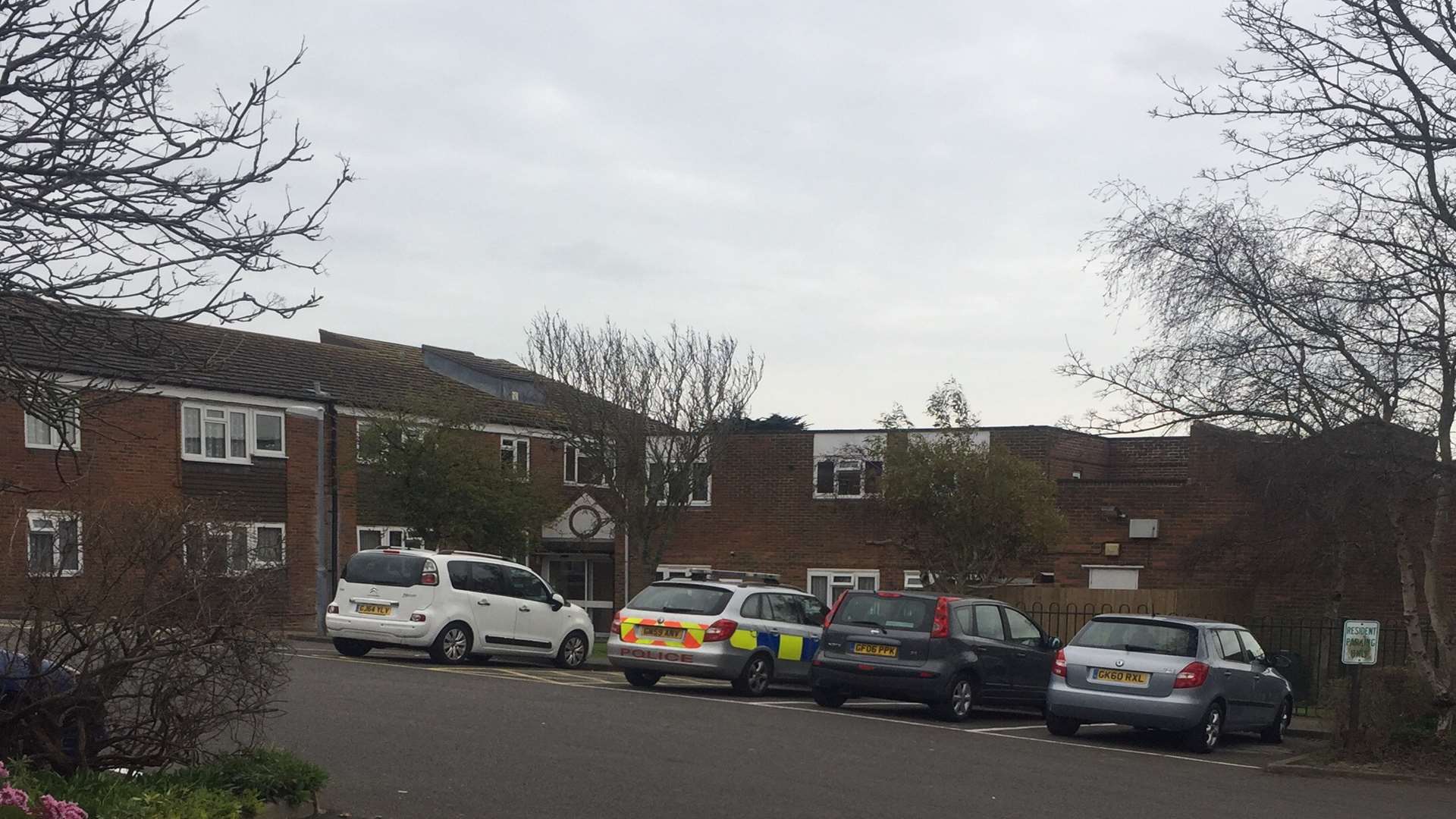 Police have been at Lord Cornwallis Court in Folkestone today after the stabbing