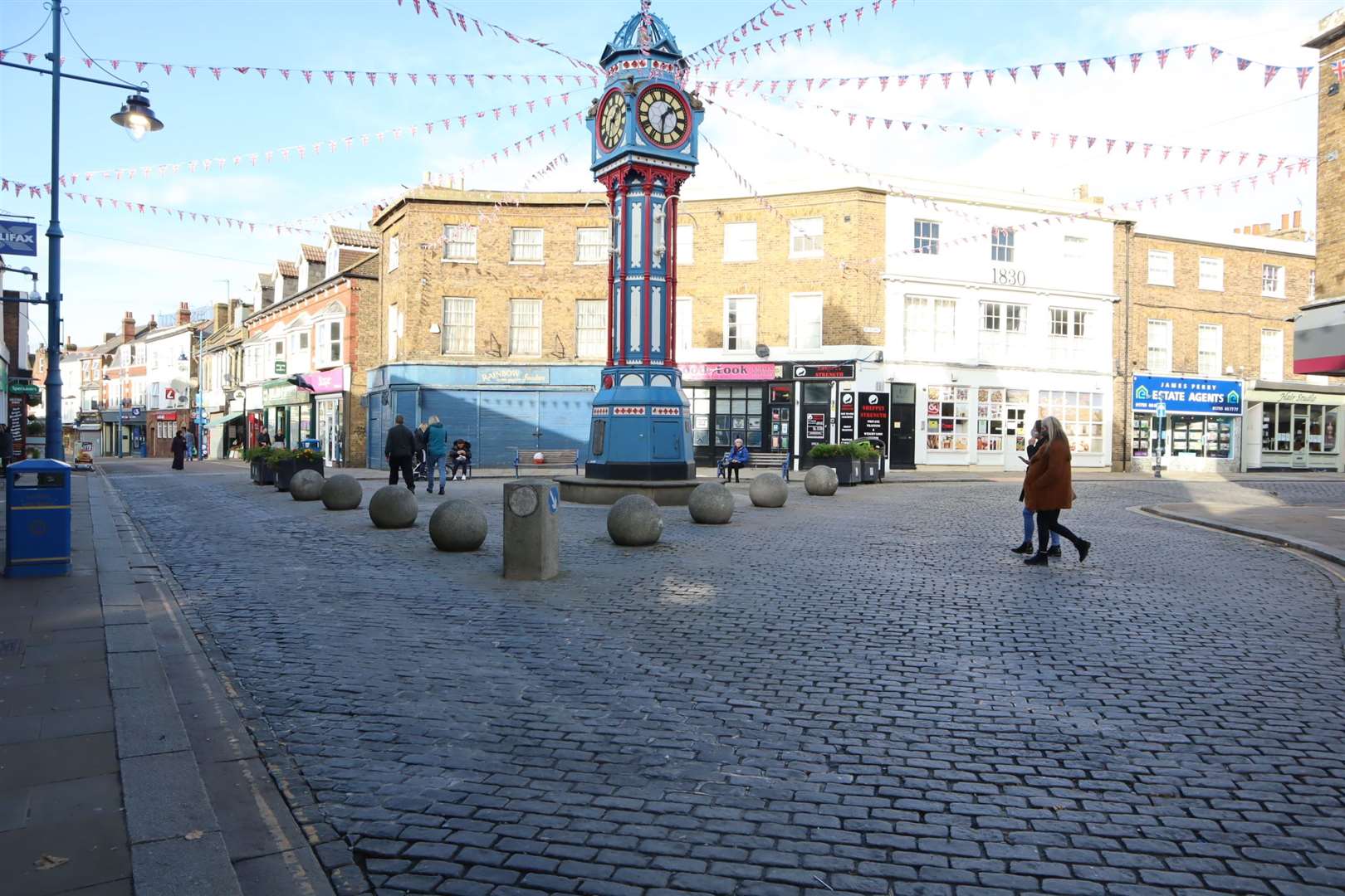 Deserted town centre in Sheerness on Thursday, the first day of the second national coronavirus lockdown (43032361)