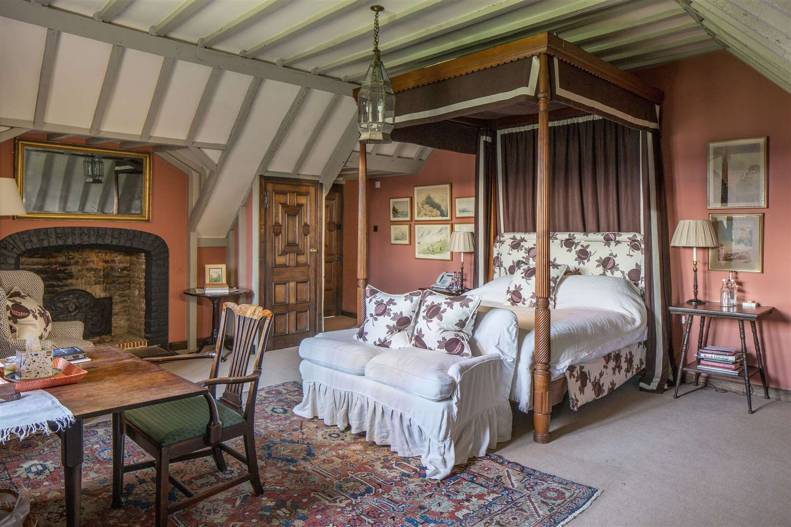 One of the castle's many bedrooms. Picture: Knight Frank