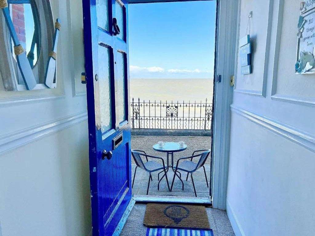Open your door and step onto the seafront. Picture: Cooke and Co