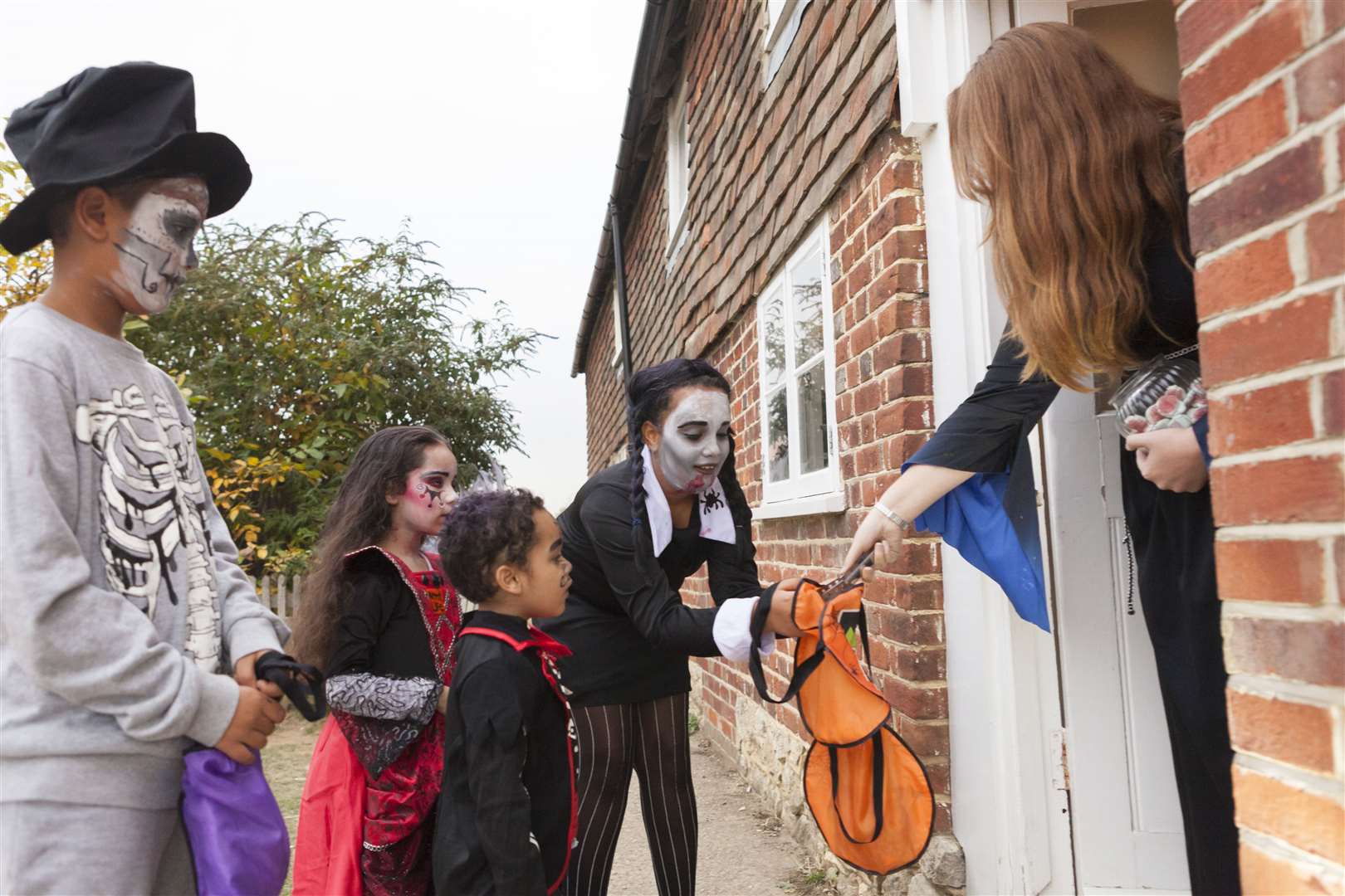 Fill up on goodies as you go trick or treating at the Kent Life houses. Picture: Kent Life