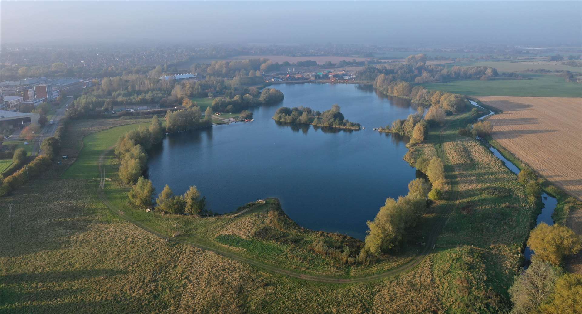 The Conningbrook Lakes are just off Willesborough Road in Ashford. Picture: Vantage Photography