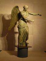 The Winged Victory, a Greek bronze from the 3rd Century BC, in Brescia's Santa Giulia Museum