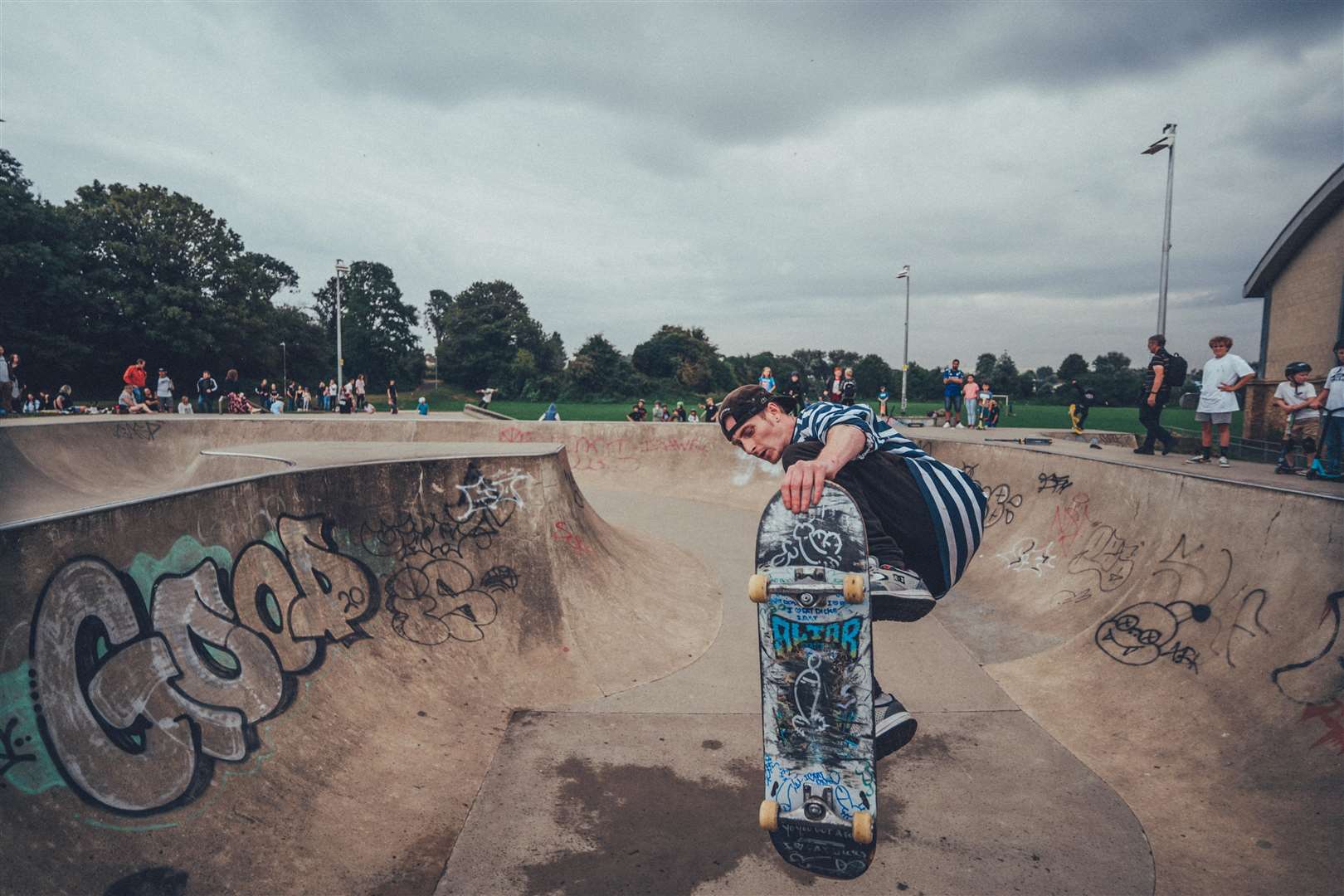 The first Real Deal Skatejam at Deal Skatepark in Victoria Park. Picture Gavin Hardy