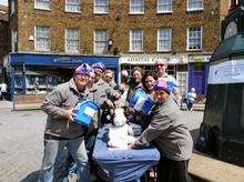 The Fun for Life crew in Sheerness town centre