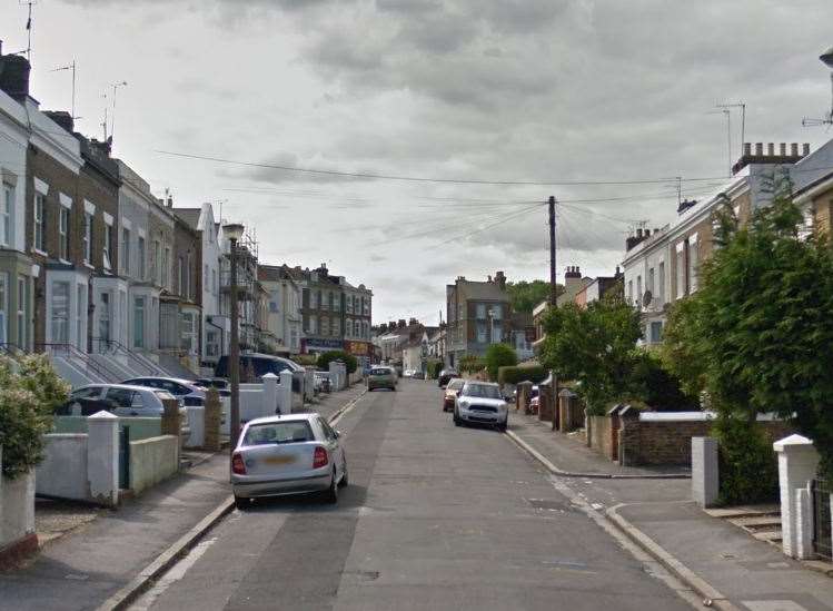 The stabbing happened in Vale Road, Ramsgate. Picture: Google.