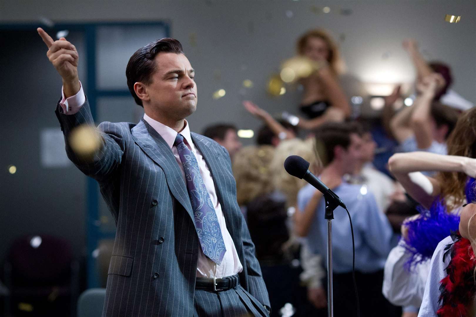The Wolf Of Wall Street, with Leonardo DiCaprio. Picture: PA Photo/Universal Pictures International