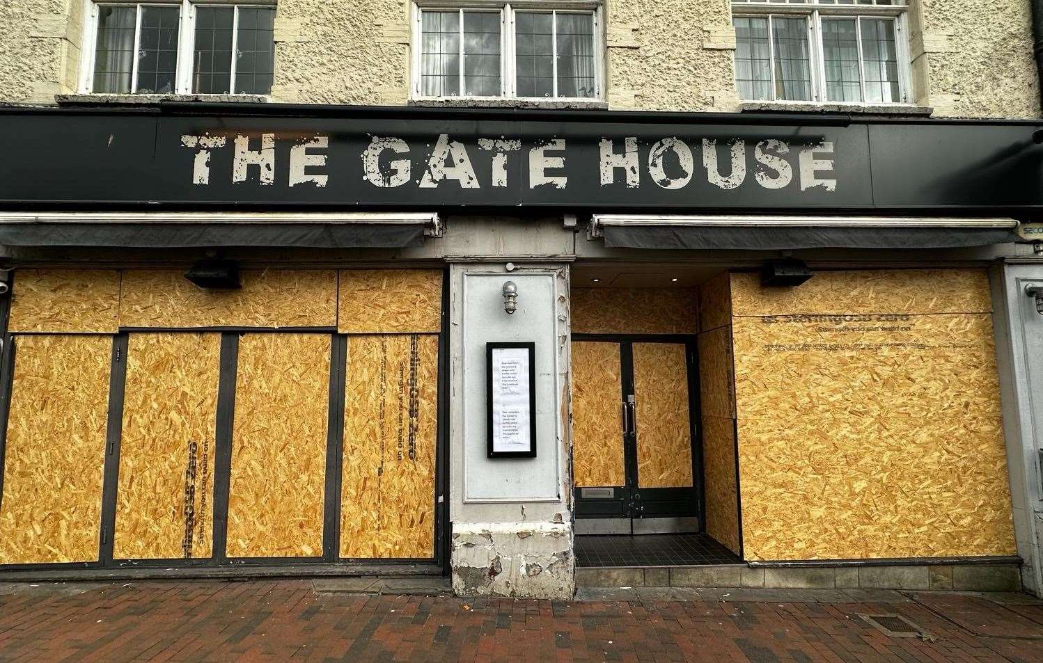 The Gatehouse in Tonbridge High Street has gone into administration