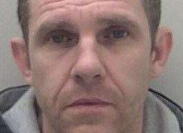 Gravesend bully Gordon Curtis has been jailed for abusing his partner. Picture: Kent Police