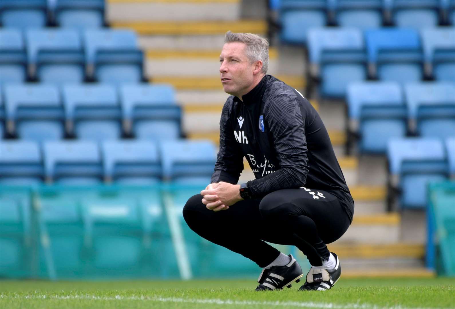 Manager Neil Harris is managing expectations ahead of the new League 2 season Picture: Barry Goodwin