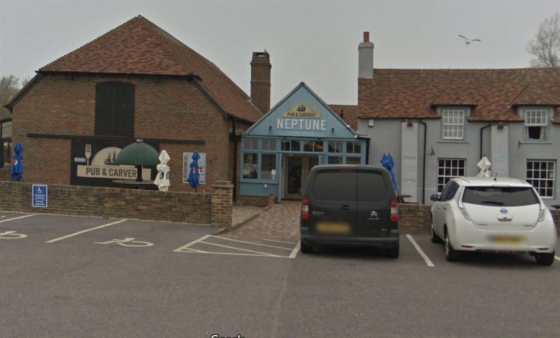 The attack happened in the car park of the Neptune Pub & Carvery in Dymchurch. Photo: Google Street view