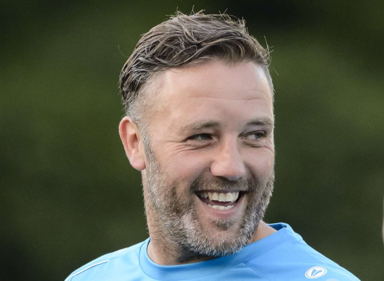 Maidstone United boss Jay Saunders Picture: Andy Payton