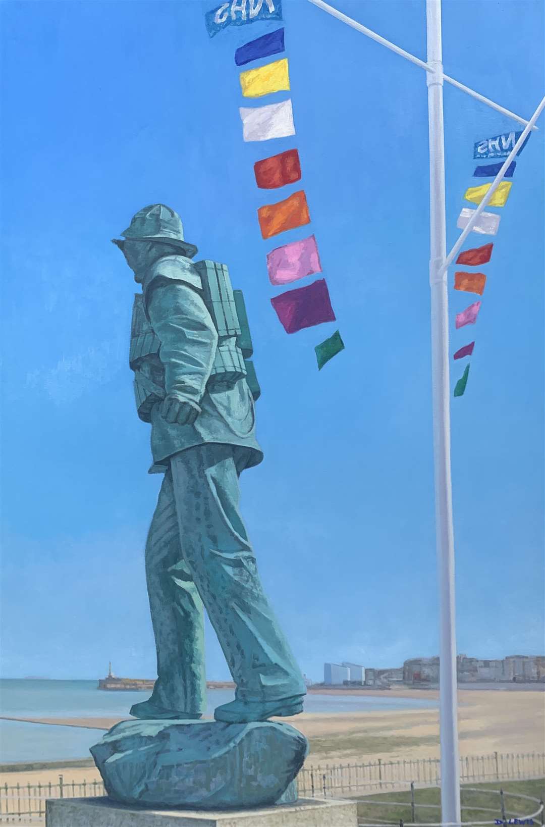 Darren Lewis' paintings of Margate going on show at Meet Us Where the Sky Touches the Sea