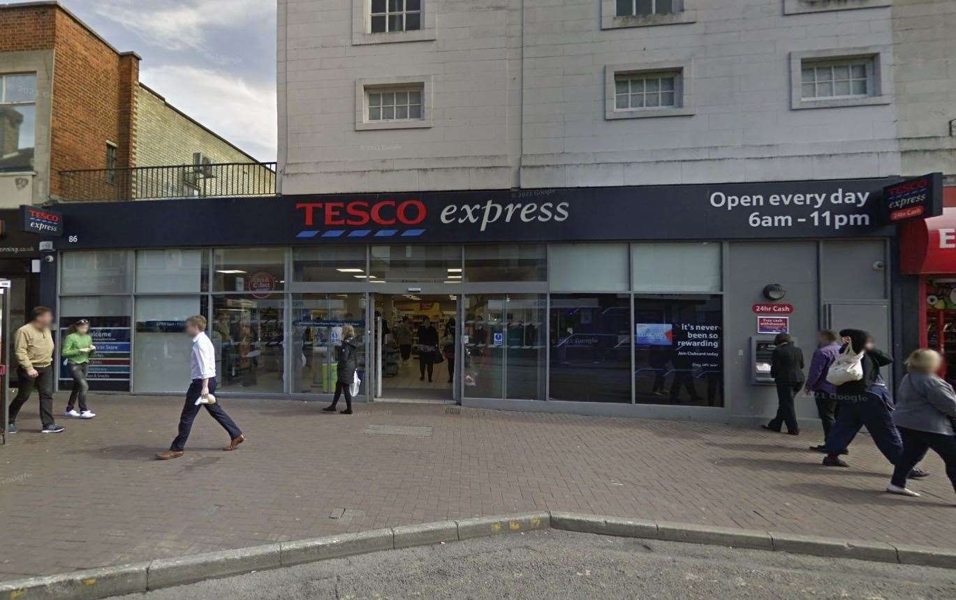 A man has been charged after a series of thefts from Tesco Express and Wilkinsons in Maidstone. Picture: Google Maps (60542532)