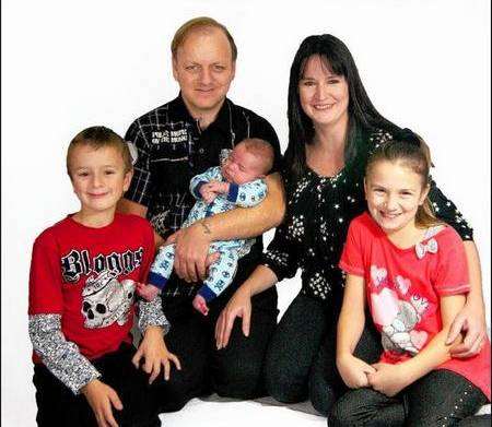 Patricia Tweedie, Brent Tweedie and their children
