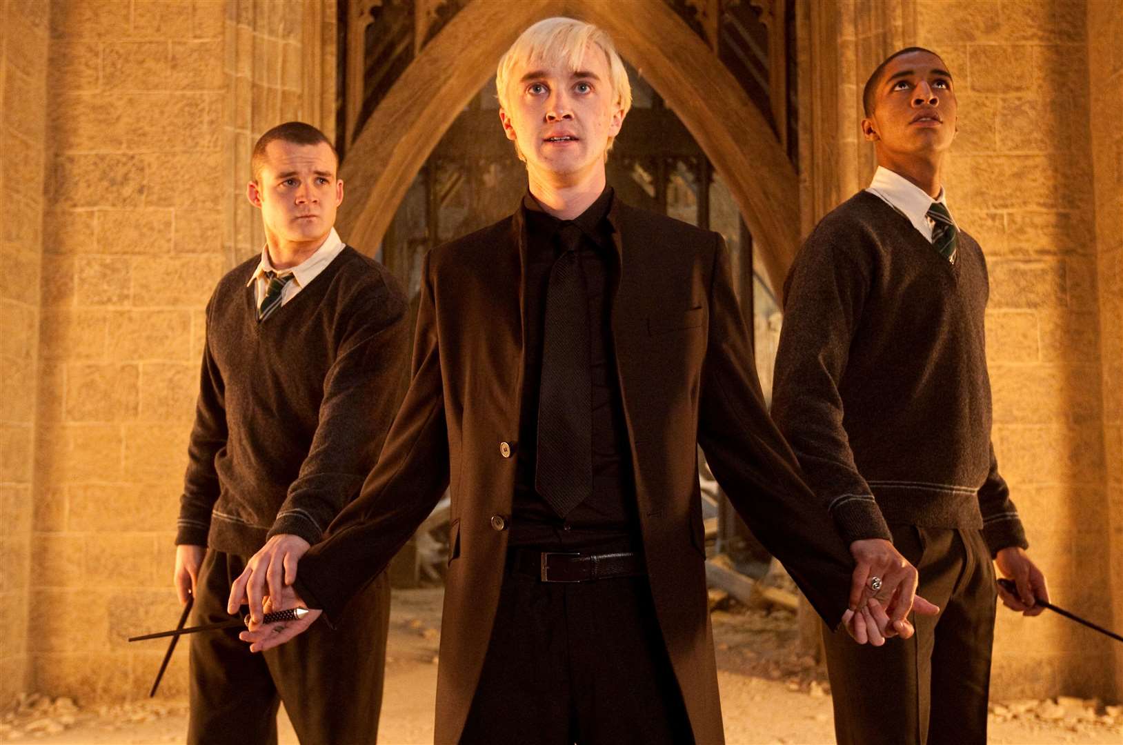 Tom Felton, who played Draco in Harry Potter, stars in a new show which is filming in Dover. Picture: Warner Bros