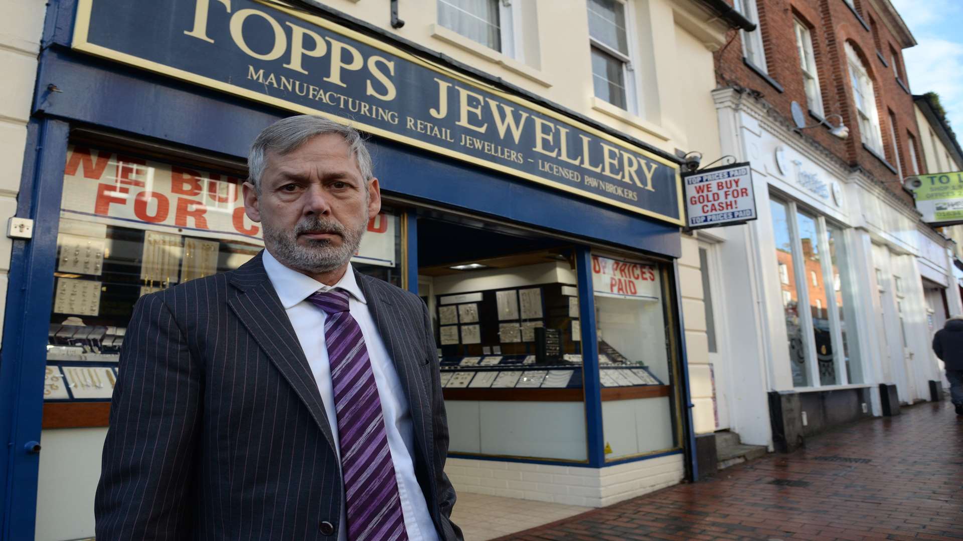 Martin Woods of Topps Jewellery. Picture: Chris Davey FM5040225