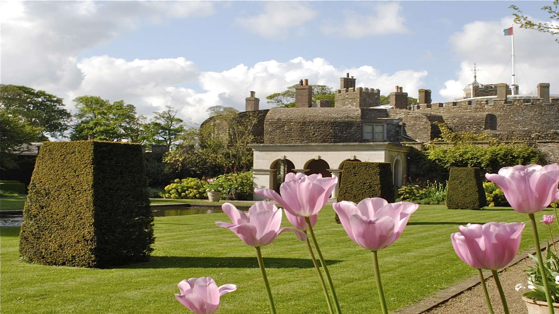 Last year's winning picture by Colin Varrall - Walmer Castle in the spring