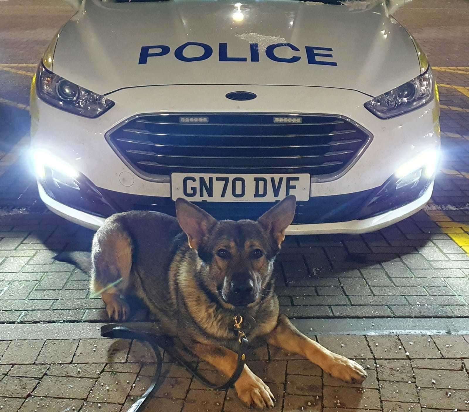 PD Wilson tracked the man through Chatham Dockside. Picture: Kent Police Tactical Operations