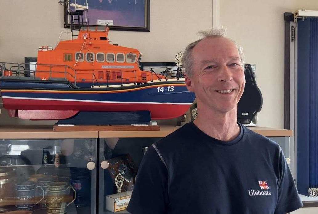 Paul Jarvis, coxswain at Sheerness lifeboat station. Picture: Megan Carr