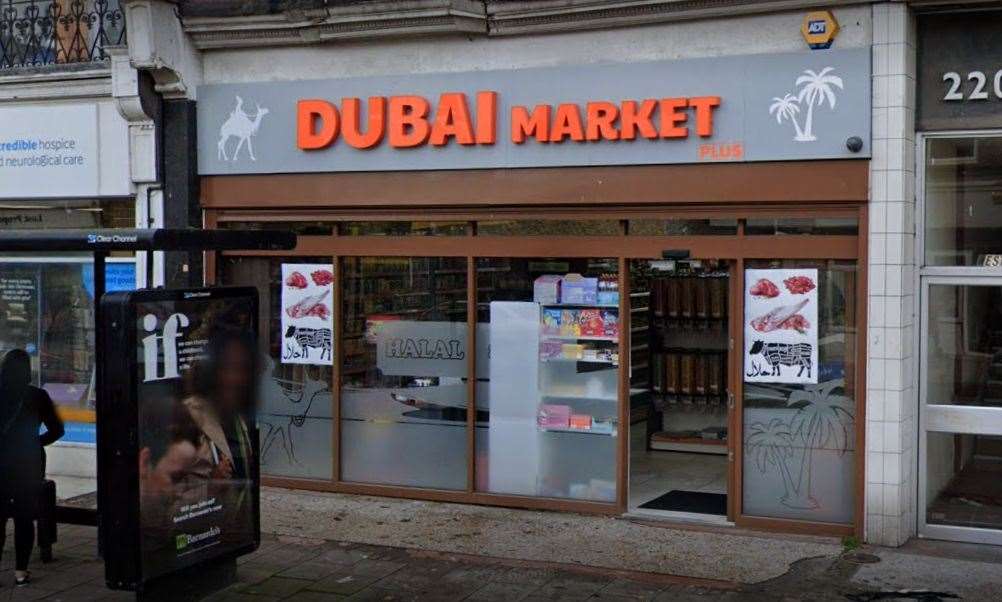 Dubai Market in Northdown Road in Cliftonville, Margate. Picture: Googlre