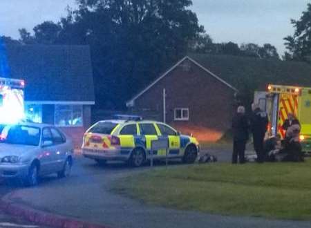 Police were called to the scene in Deal. Picture: @bodybuildcycles