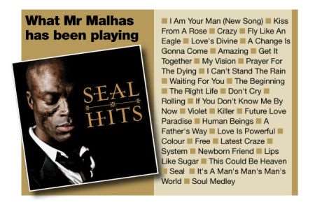 The Seal hits Jolan Malhas has been playing