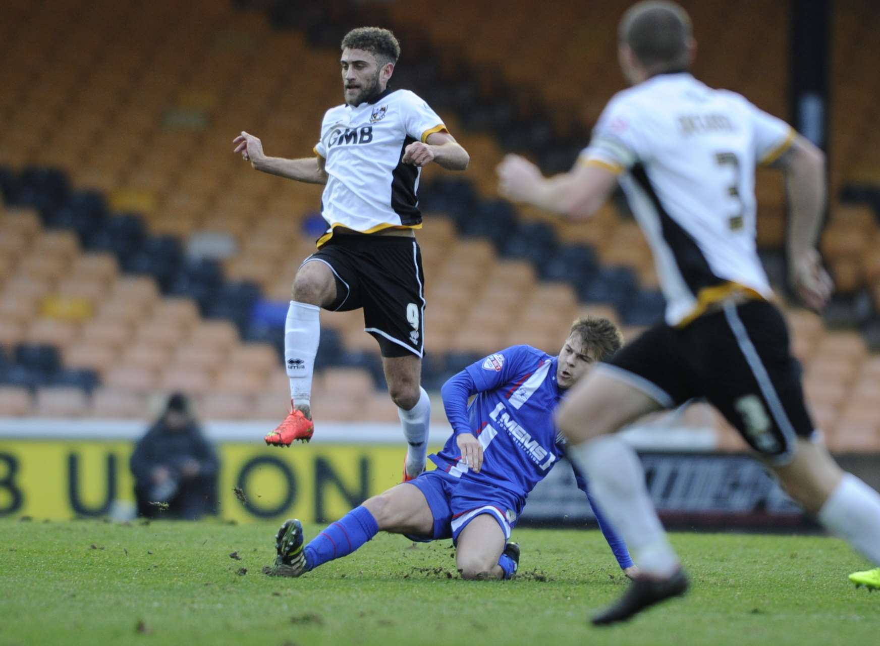 Ben Williamson in action for Port Vale against the Gills last season Picture: Barry Goodwin