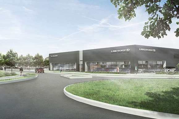 How the new Jaguar Land Rover dealership in Ashford could look