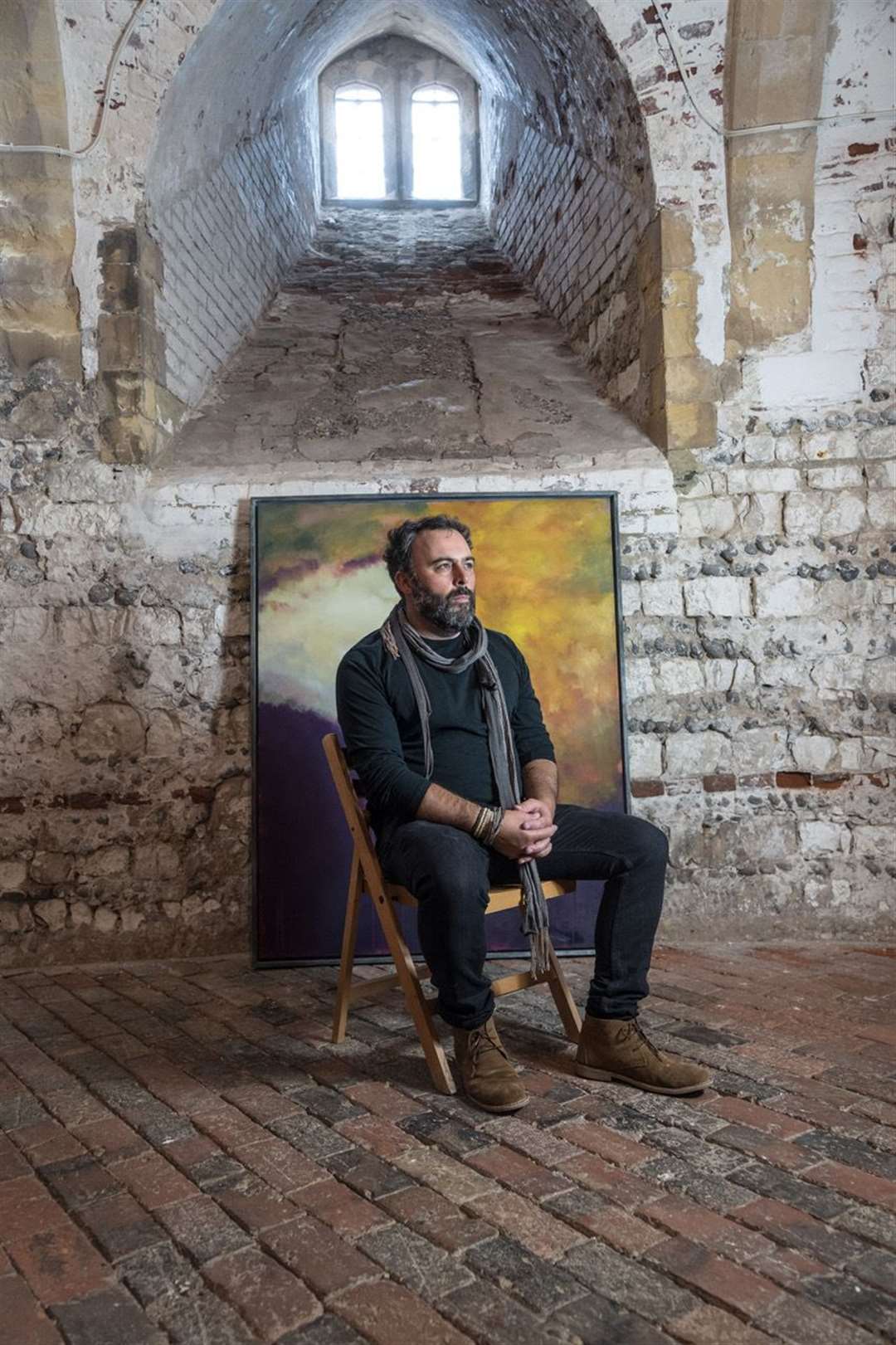 Neil Kelly's exhibition An Instance of Return is the first time Deal castle will host a contemporary exhibition by a local artist. Picture by Joseph Lynn