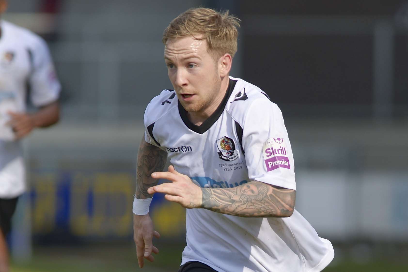 Ben Swallow in action during his spell at Dartford