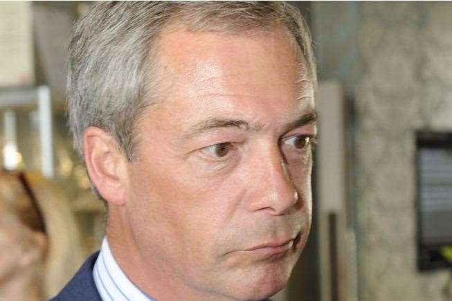 The joke poked fun at Ukip leader Nigel Farage