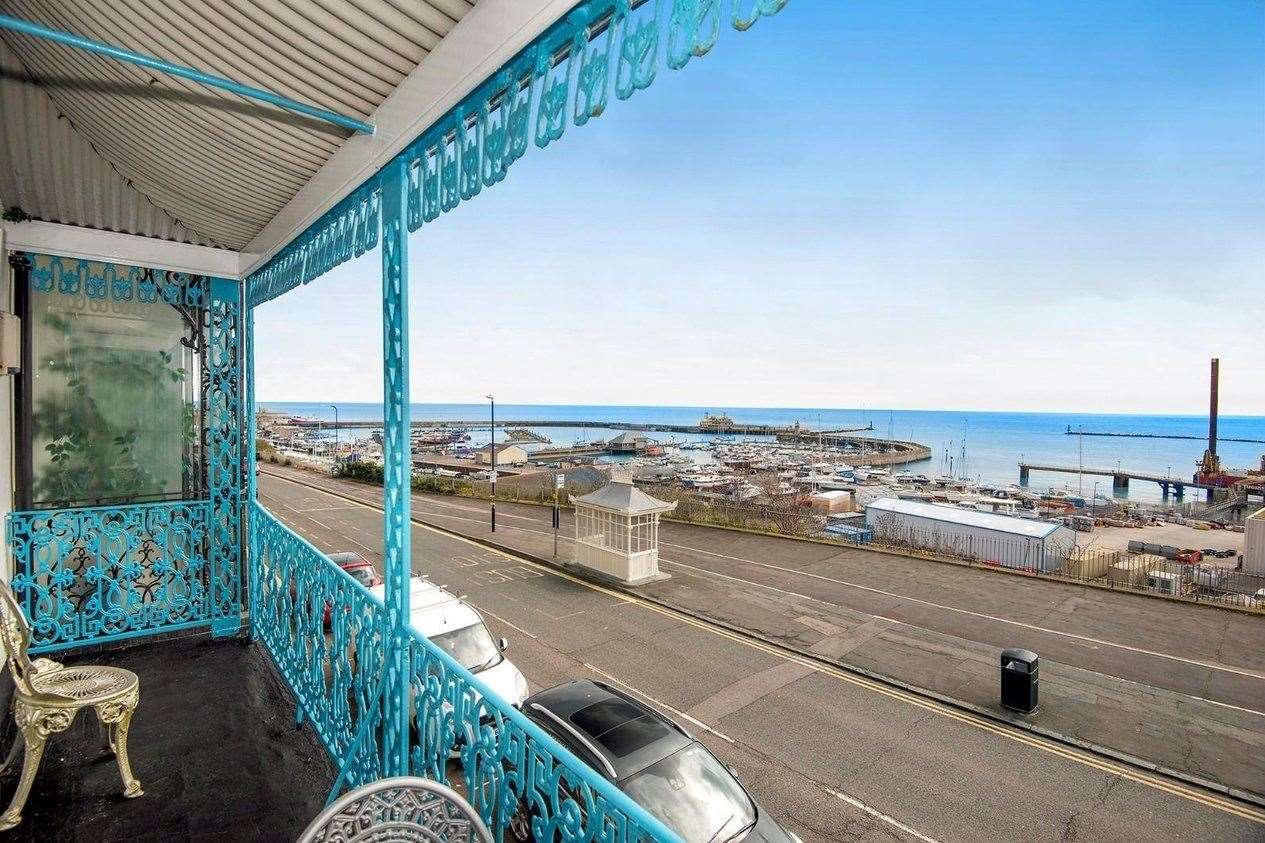 The property boasts excellent sea views. Picture: Miles & Barr
