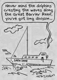 Sailing cartoon