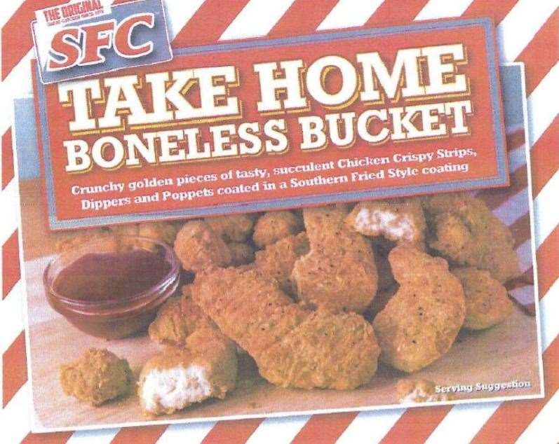 SFC is recalling its take home boneless bucket