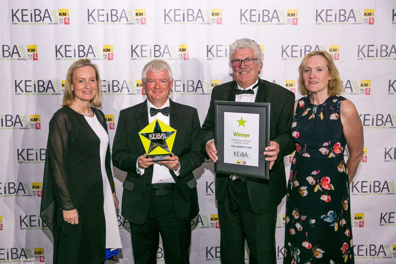 Keiba Awards 2019, Kent Showground, Detling. Outstanding Contribution to Business in Kent Award goes to Paul Barrett. Picture: Matthew Walker. (12739995)
