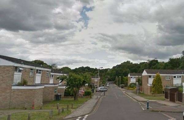 The incident allegedly took place in Downs Road, Canterbury. Picture: Google Street View (11792461)