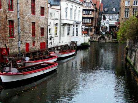 The medieval part of the city of Bruges