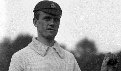 Cricketer Colin Blythe was killed during the First World War