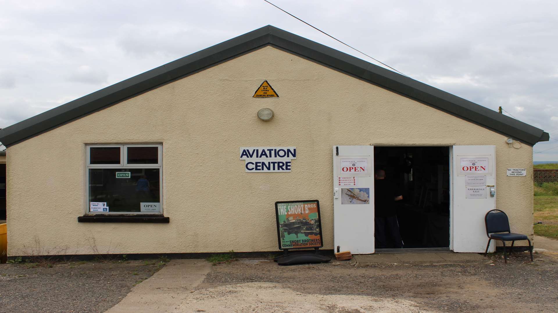 Flooded: Eastchurch Aviation Museum